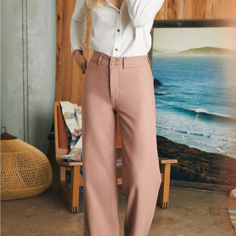 Faherty Harbor Terry Pants - Picture 1 of 6